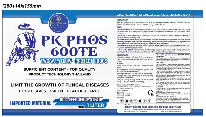 PK PHOS 600 TE